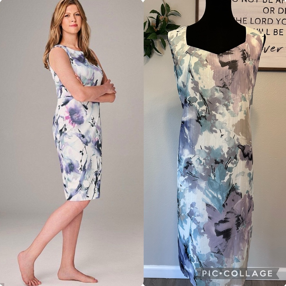 R&M Richard’s Floral Sleeveless Dress